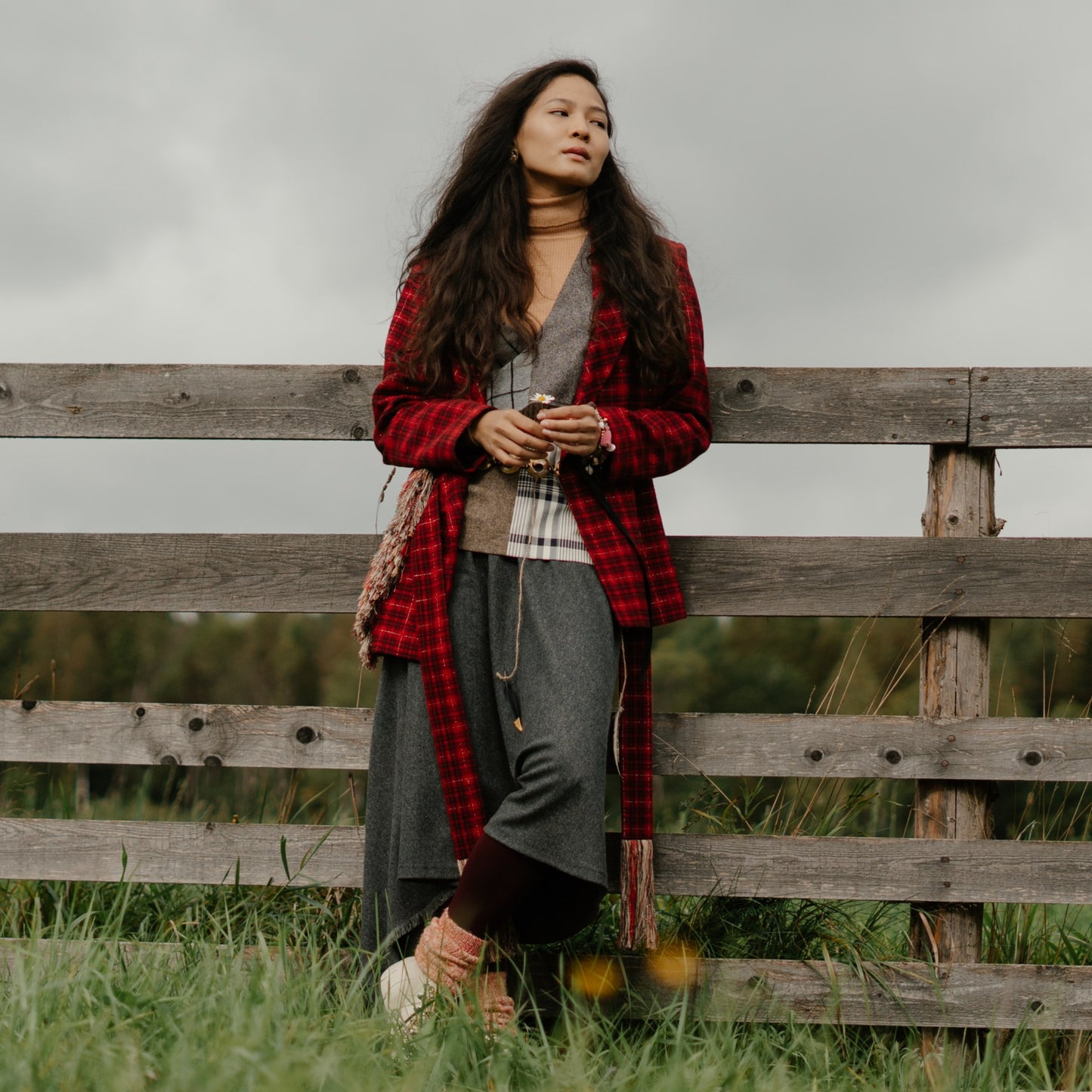 Red Plaid Jacket