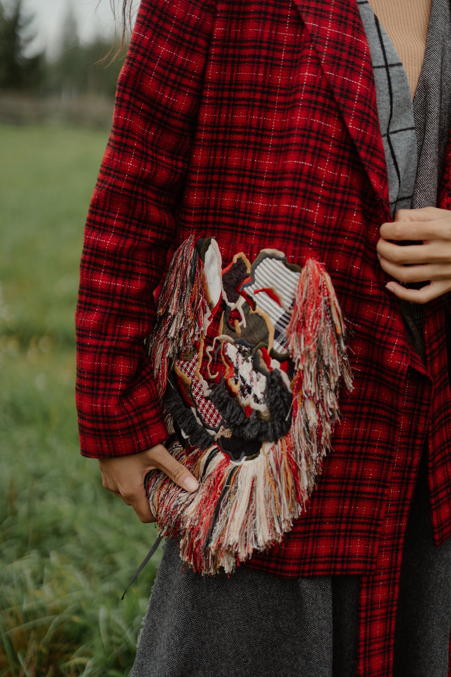 Red Plaid Jacket