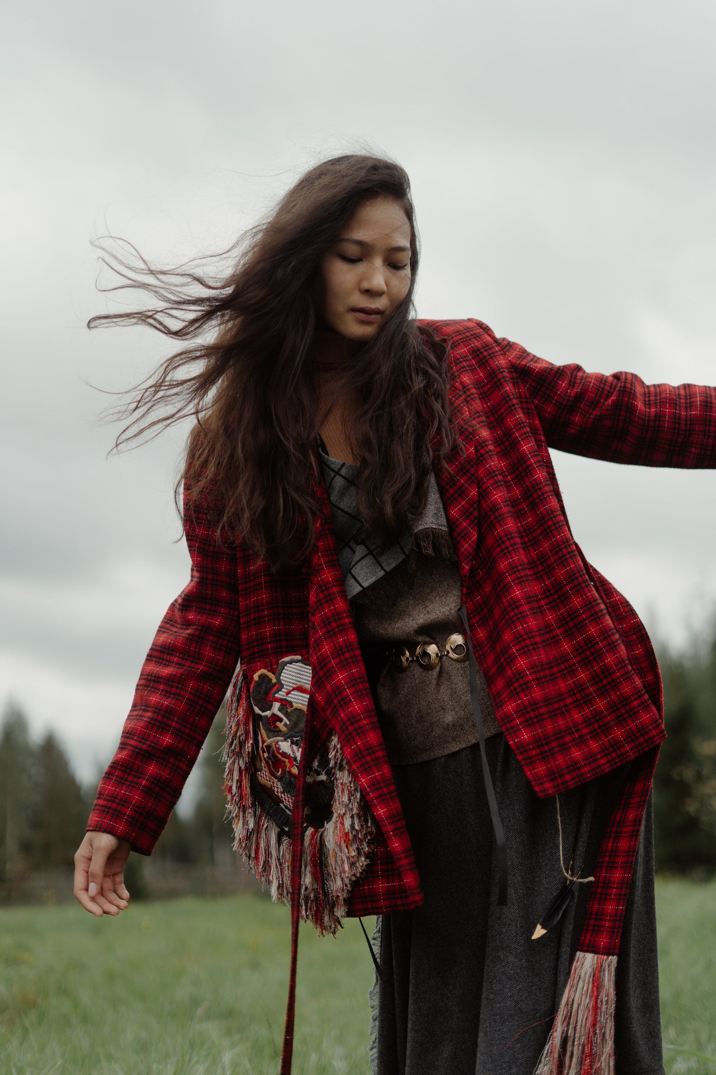 Red Plaid Jacket