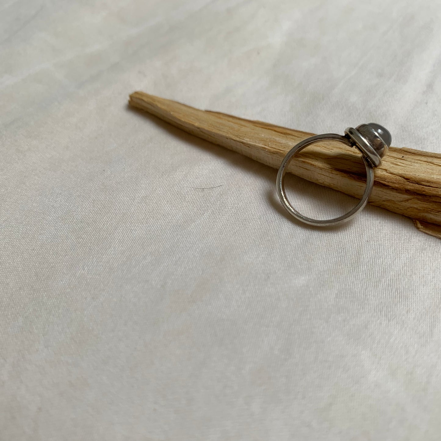 Translucent Gemstone Pinky Ring