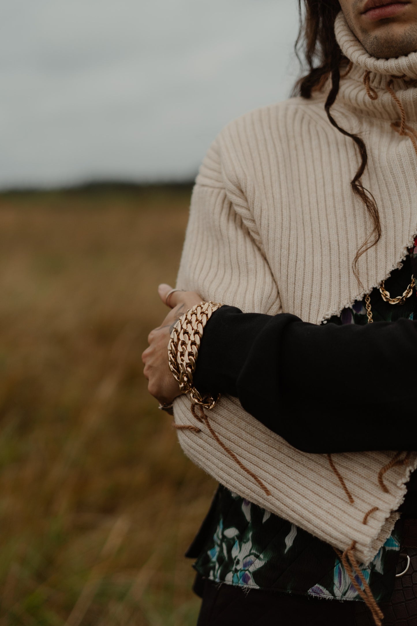 10K Gold Link Chain Bracelet