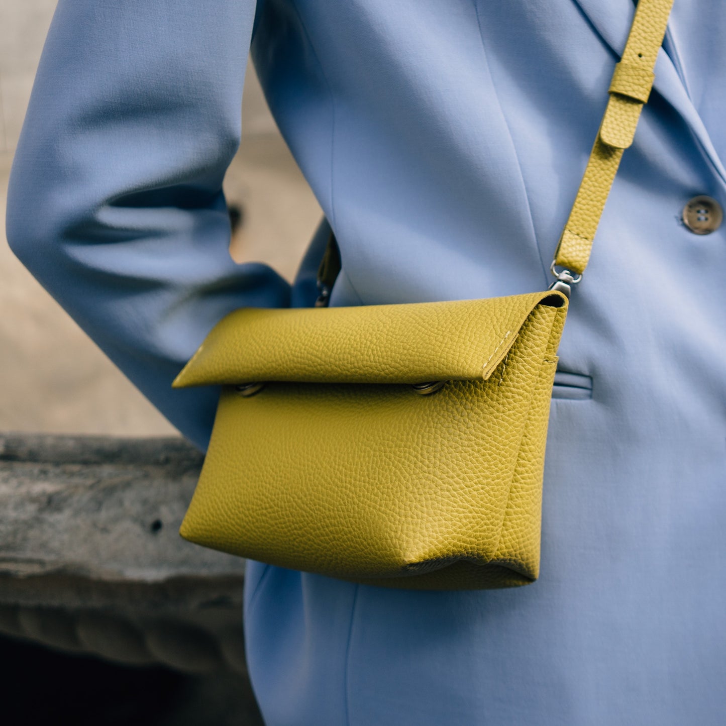 Green Leather Handbag